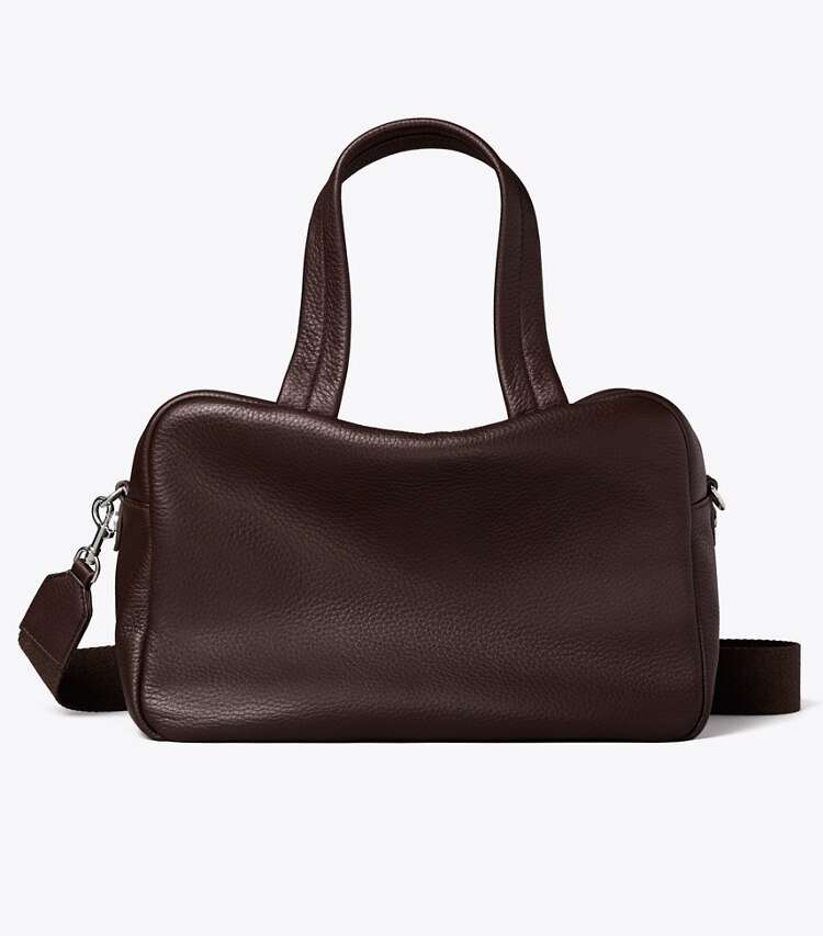 Tory Burch diseñador bolsos satchel Bolso satchel de piel en Cocoa frente