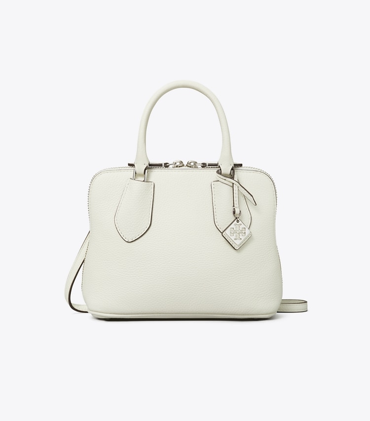 Tory Burch diseñador bolsos bandolera Bolso satchel Mini Swing en White frente