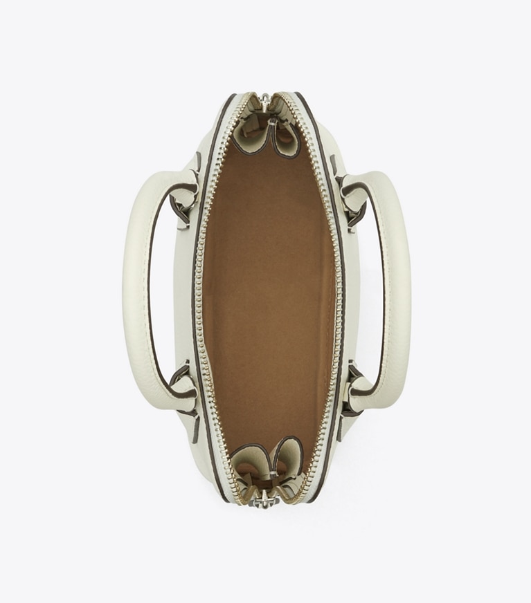 Tory Burch diseñador bolsos bandolera Bolso satchel Mini Swing en White vista superior