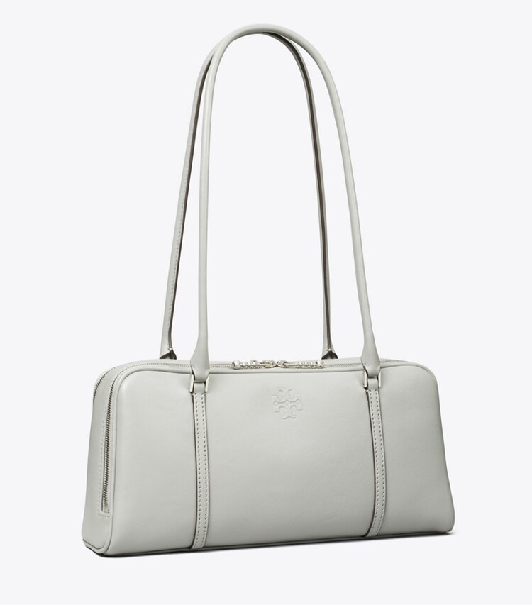 Tory Burch diseñador bolsos satchel Bolso satchel pequeño Marshmallow en Gray ángulo