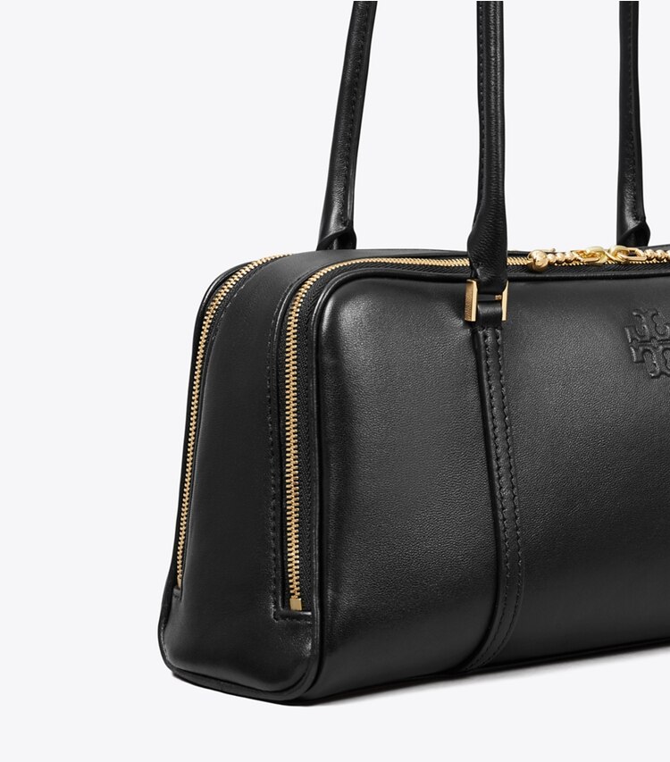 Tory Burch diseñador bolsos satchel Bolso satchel pequeño Marshmallow en Black detalle