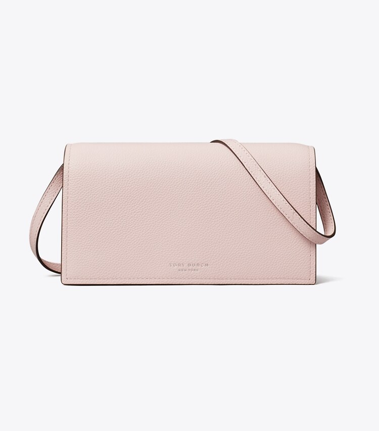 Tory Burch diseñador bolsos bandolera Bolso tipo bandolera Perry Wallet en Rose frente
