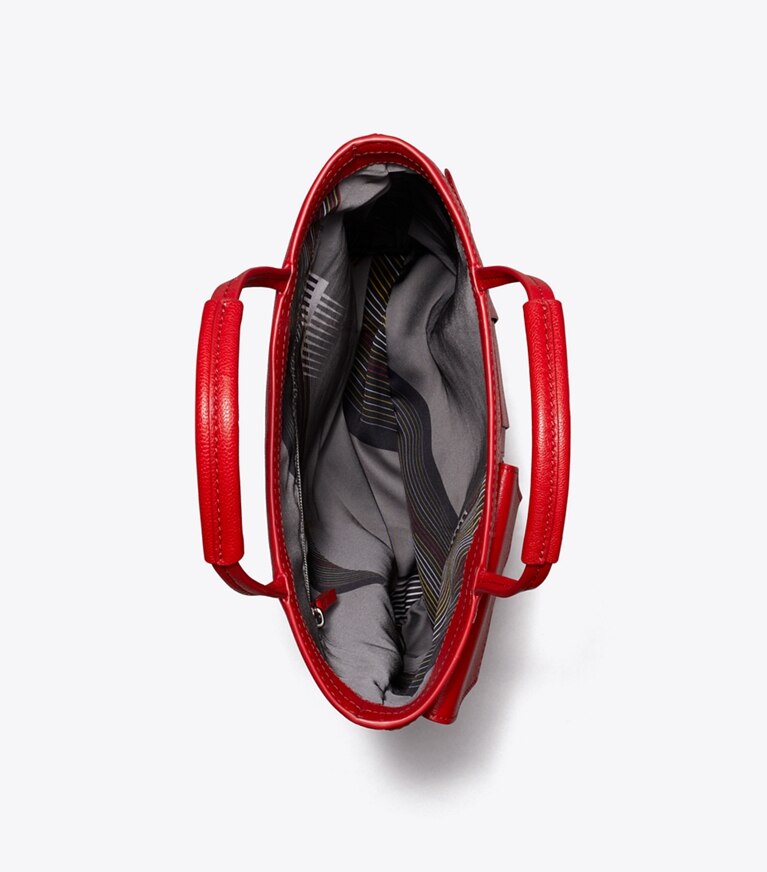 Tory Burch diseñador bolsos tote Bolso Tote con varios bolsillos en Royal Red vista superior