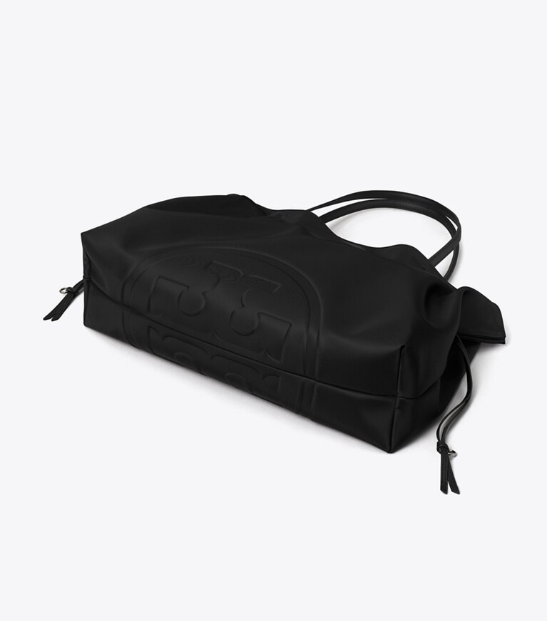 Tory Burch diseñador bolsos tote Bolso Tote de nailon con cordón ajustable Ella en Black adicional
