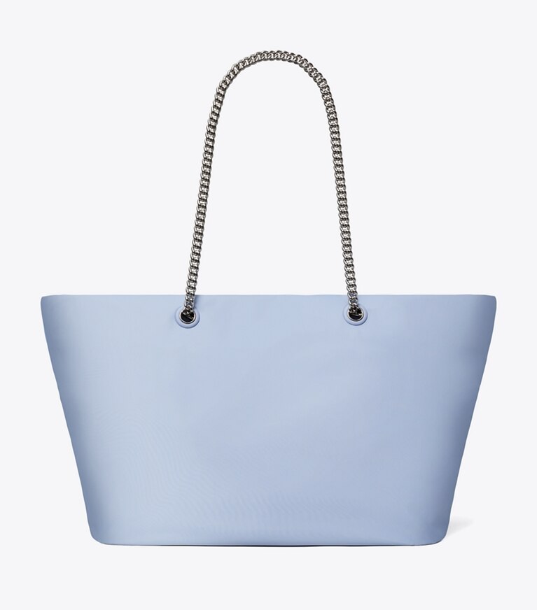 Tory Burch diseñador bolsos tote Bolso tote Ella con cierre en Blue Dawn volver