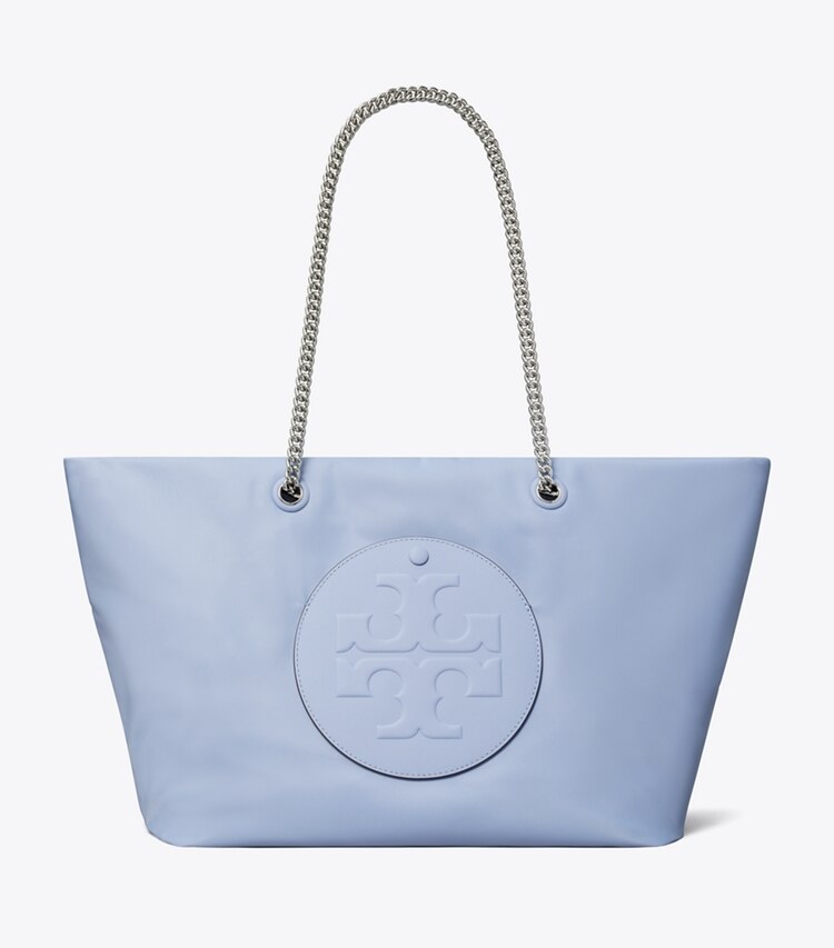 Tory Burch diseñador bolsos tote Bolso tote Ella con cierre en Blue Dawn frente