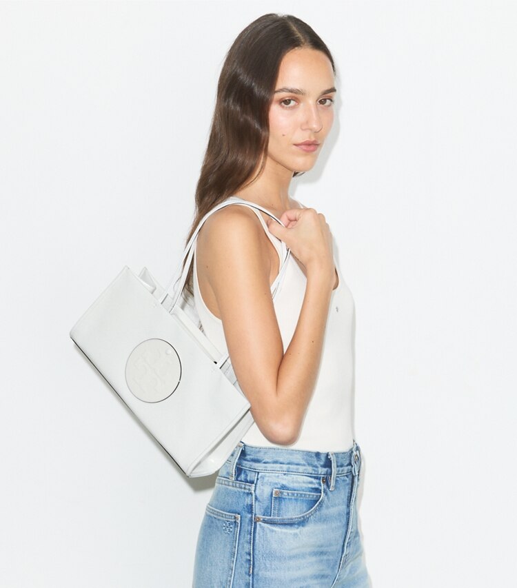 Tory Burch diseñador bolsos tote Bolso Tote Ella East-West en Bianco Laredo accesorio en modelo