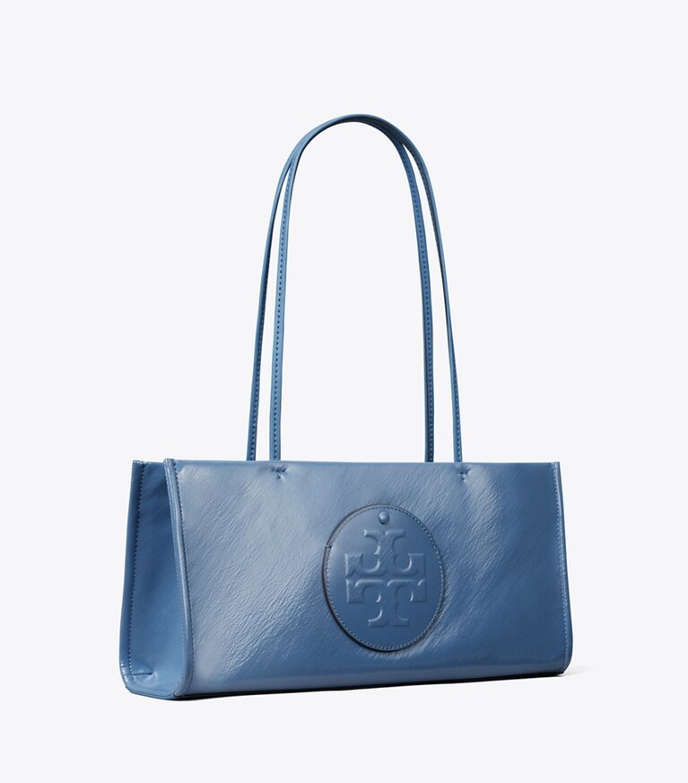 Tory Burch diseñador bolsos tote Bolso Tote Ella East-West en Blue Raspberry ángulo