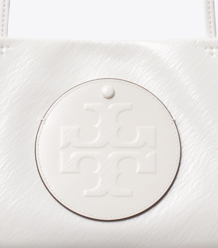 Tory Burch diseñador bolsos tote Bolso Tote Ella East-West en Bianco Laredo detalle