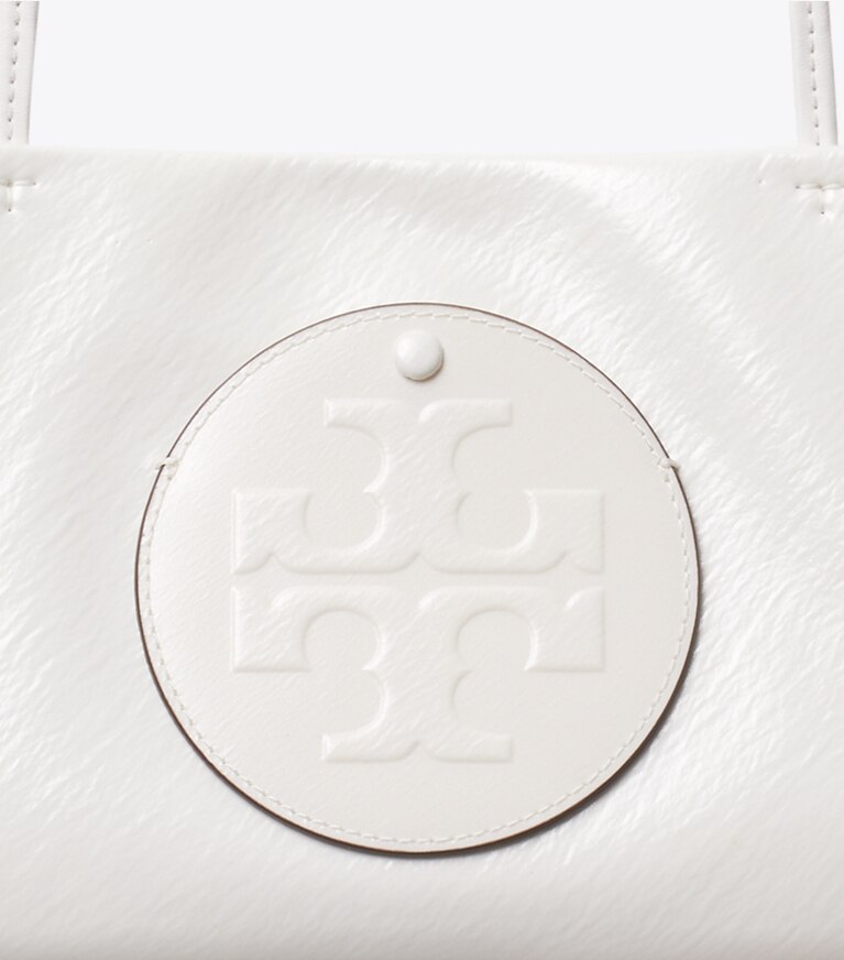 Tory Burch diseñador bolsos tote Bolso Tote Ella East-West en Bianco Laredo detalle