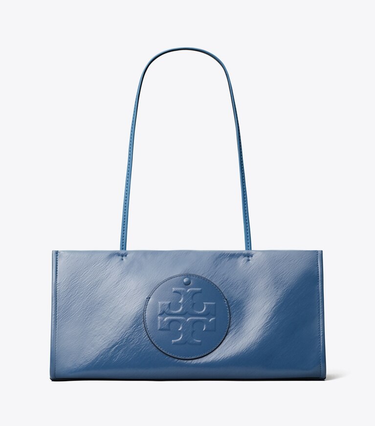 Tory Burch diseñador bolsos tote Bolso Tote Ella East-West en Blue Raspberry frente