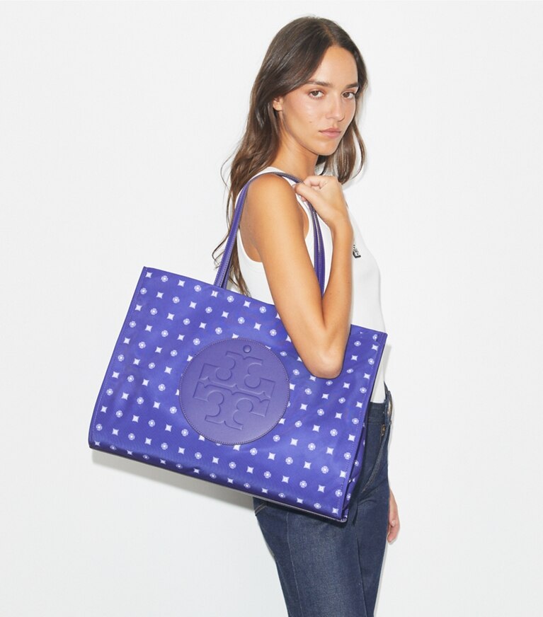 Tory Burch diseñador bolsos tote Bolso Tote estampado Ella en Nothing Ditsy accesorio en modelo