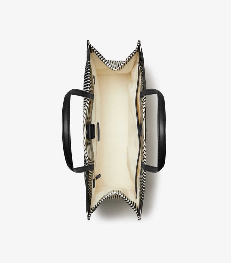 Tory Burch diseñador bolsos tote Bolso Tote estampado Ella en Infinity T Ella vista superior