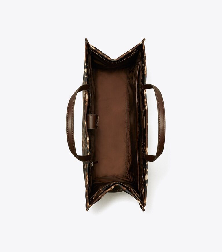Tory Burch diseñador bolsos tote Bolso Tote estampado Ella en Fall Fawn vista superior