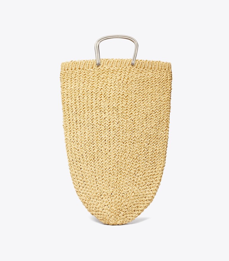 Tory Burch diseñador bolsos tote Bolso Tote grande de croché en Natural frente