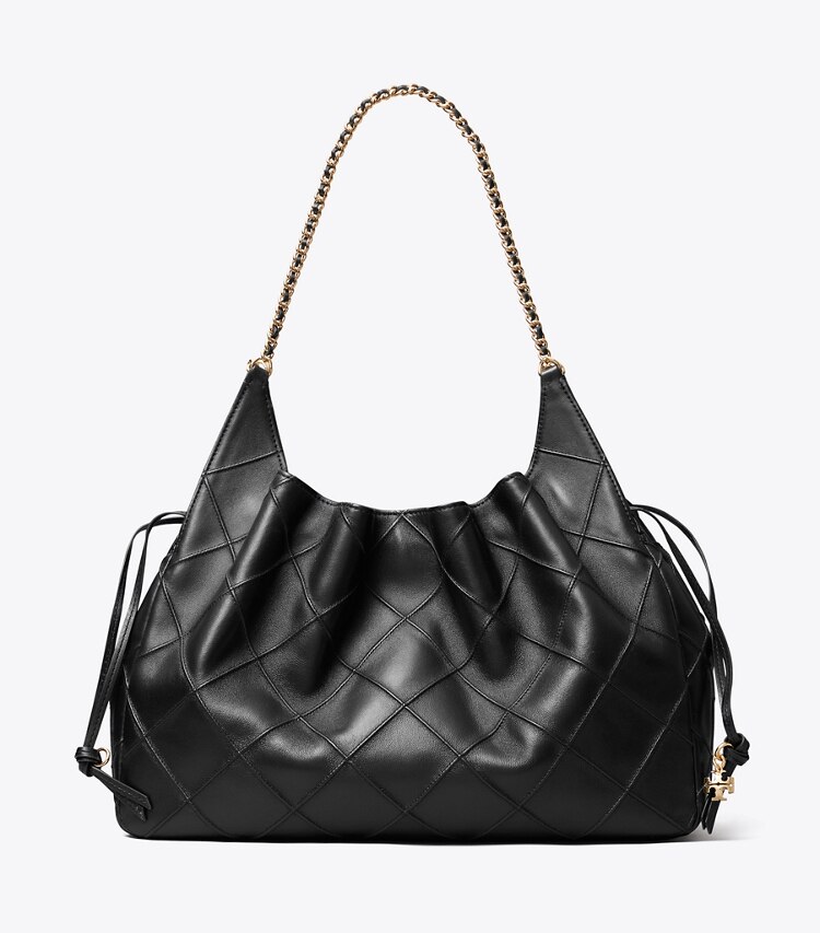 Tory Burch diseñador bolsos tote Bolso Tote grande Fleming en Black frente
