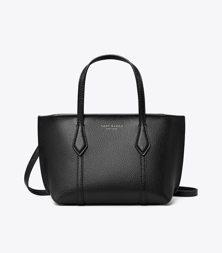 Tory Burch diseñador bolsos bandolera Bolso Tote Mini Perry en Black frente