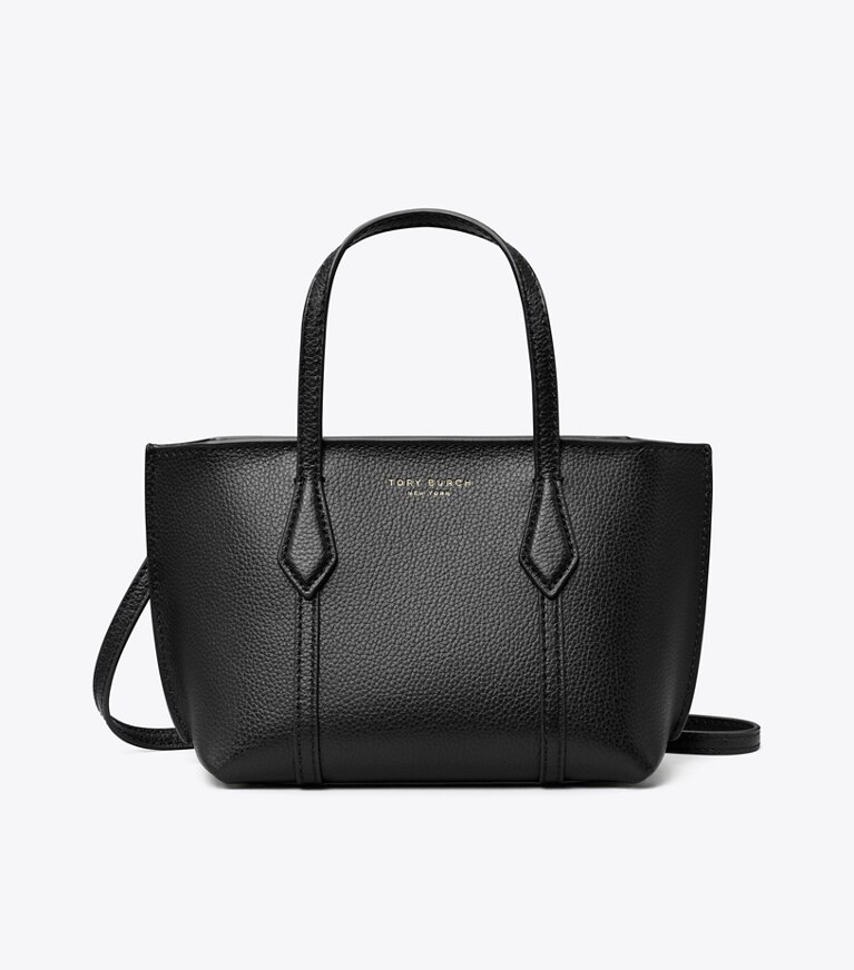 Tory Burch diseñador bolsos bandolera Bolso Tote Mini Perry en Black frente