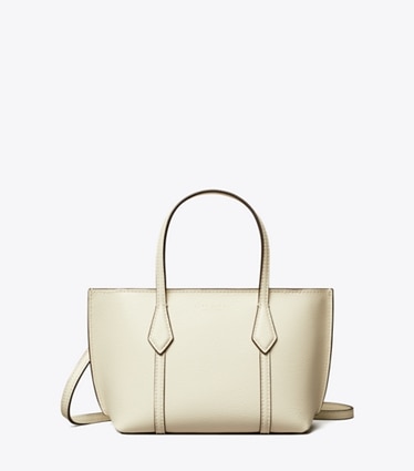 Tory Burch diseñador bolsos bandolera Bolso tote Mini Perry en Warm White frontal