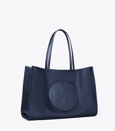 Tory Burch diseñador bolsos tote Bolso tote pequeño Ella en NEW NAVY ángulo