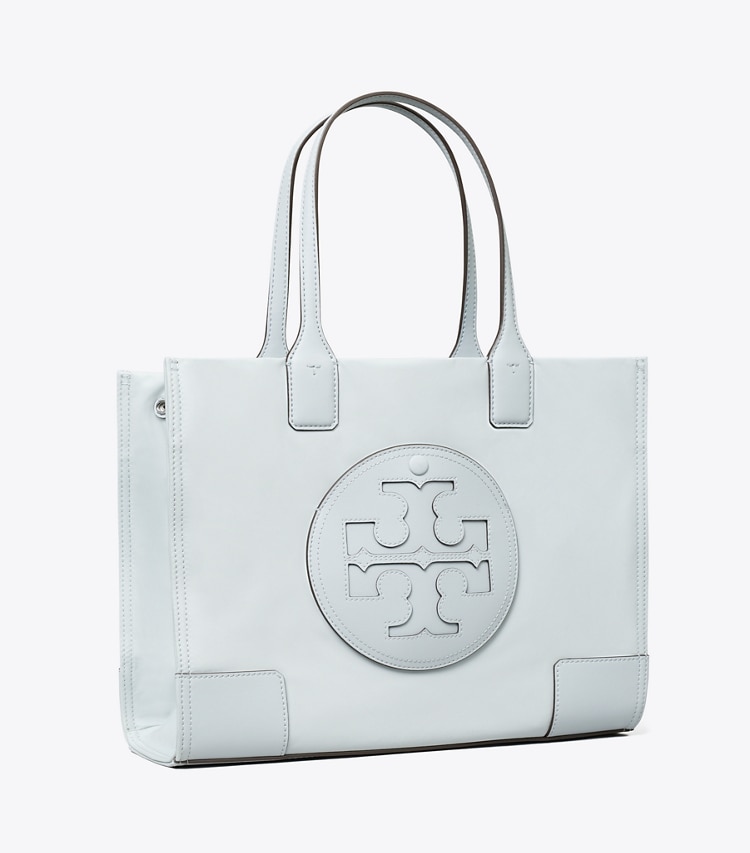 Tory Burch diseñador bolsos tote Bolso tote pequeño Ella en Powder Blue ángulo