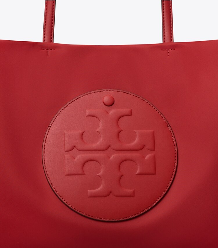 Tory Burch diseñador bolsos tote Bolso tote pequeño Ella en Toucan Red detalle