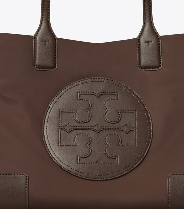 Tory Burch diseñador bolsos tote Bolso tote pequeño Ella en TEMPRANILLO detalle