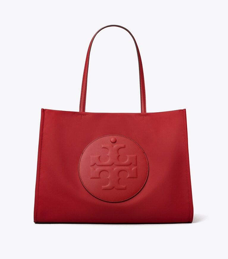 Tory Burch diseñador bolsos tote Bolso tote pequeño Ella en Toucan Red frente