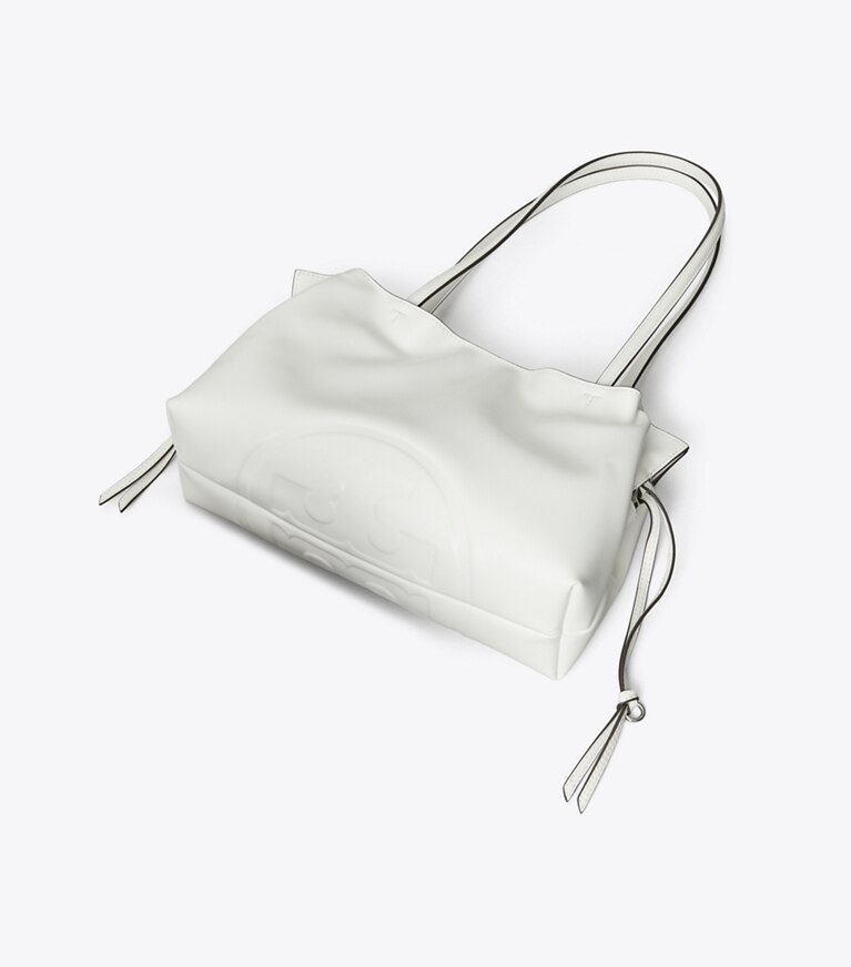 Tory Burch diseñador bolsos tote Bolso tote pequeño Ella natuura™ con cordón ajustable en Bianco adicional