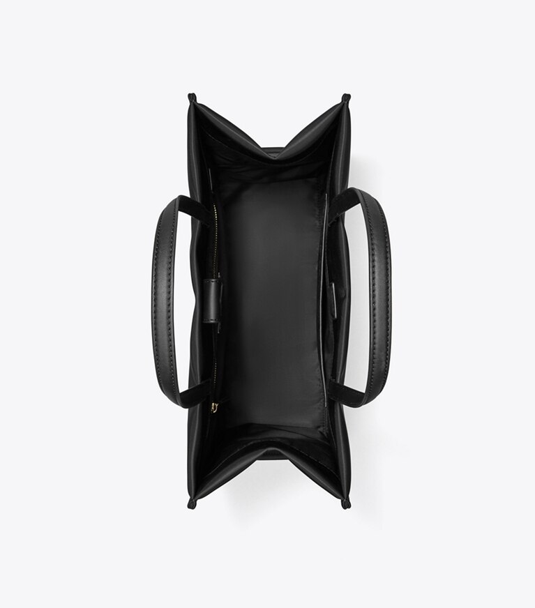 Tory Burch diseñador bolsos tote Bolso tote pequeño Ella en Black vista superior