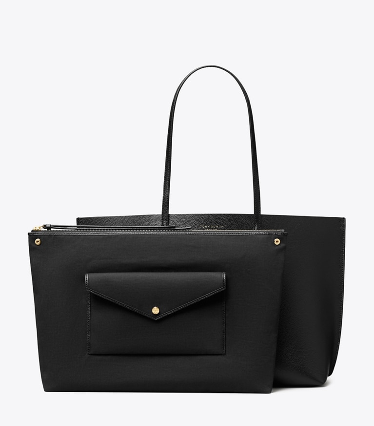 Tory Burch diseñador bolsos tote Bolso Tote Perry en Black detalle