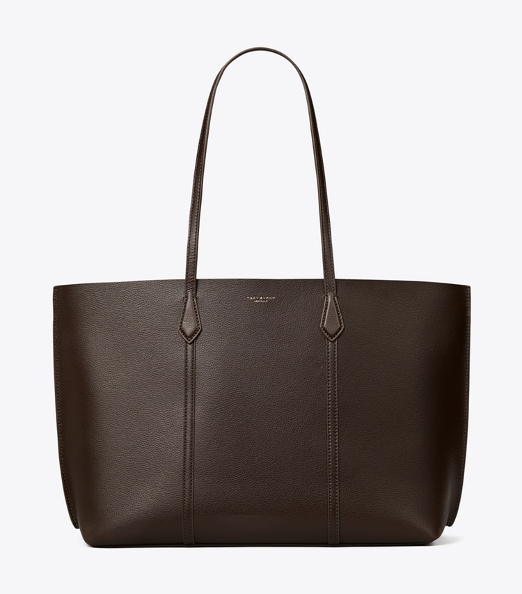 Tory Burch diseñador bolsos tote Bolso Tote Perry en Deep Brown frente