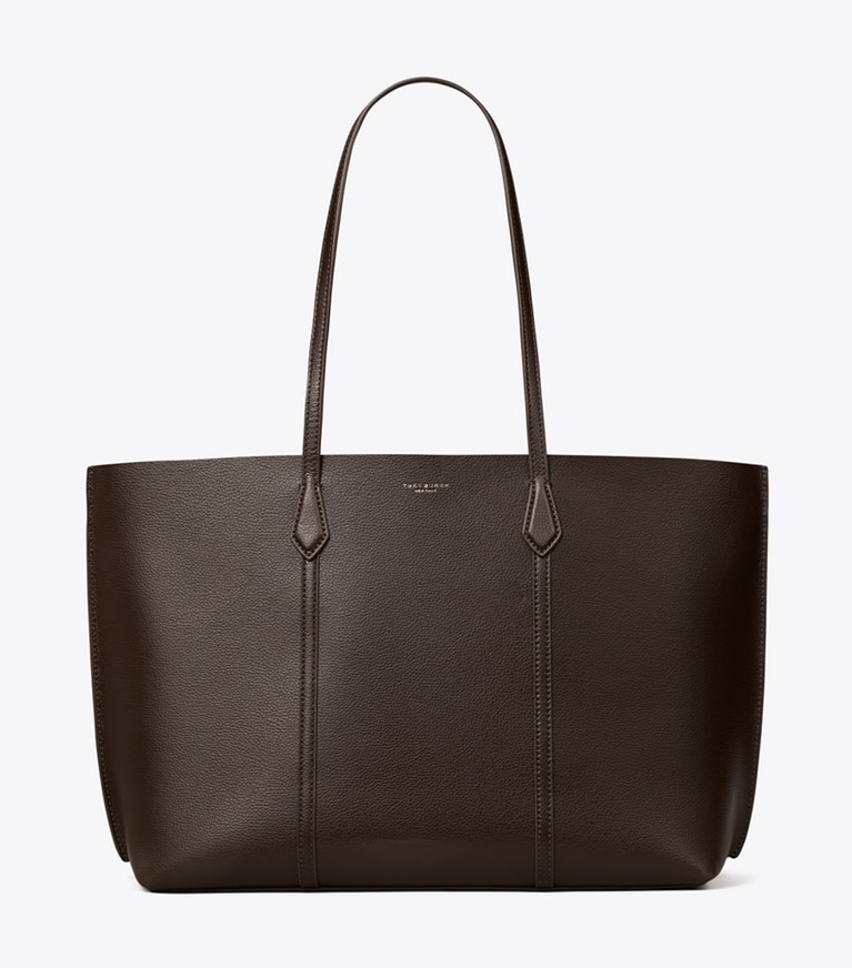Tory Burch diseñador bolsos tote Bolso Tote Perry en Deep Brown frente