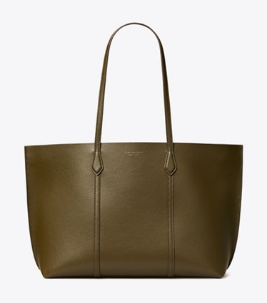 Tory Burch diseñador bolsos tote Bolso Tote Perry en Dark Olive frente