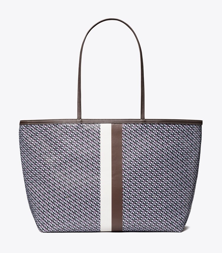 Tory Burch diseñador bolsos tote Bolso Tote Racer en Blue Printed volver