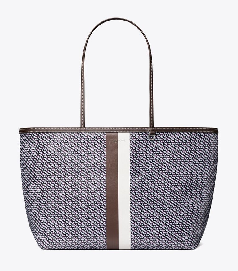 Tory Burch diseñador bolsos tote Bolso Tote Racer en Blue Printed frente