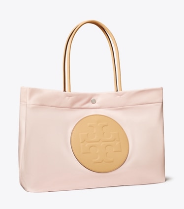 Tory Burch diseñador bolsos tote Bolso Tote reversible Ella Twist en Rose ángulo