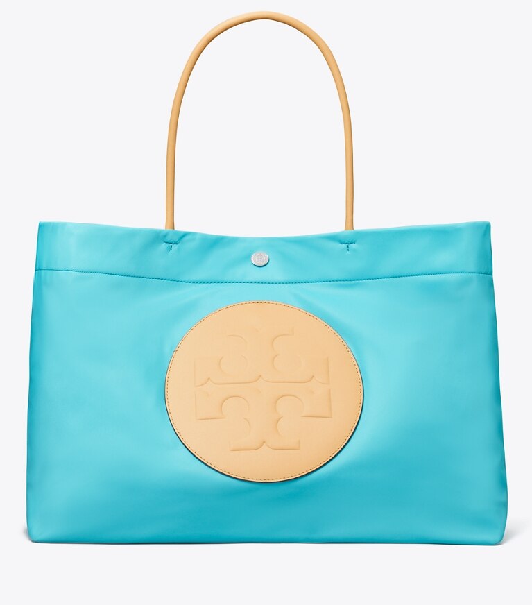 Tory Burch diseñador bolsos tote Bolso Tote reversible Ella Twist en Soft Turquoise frente