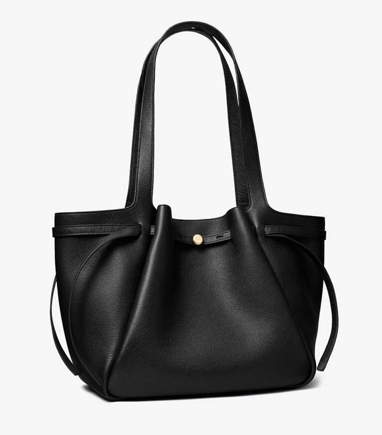 Tory Burch diseñador bolsos tote Bolso Tote Romy en Black ángulo