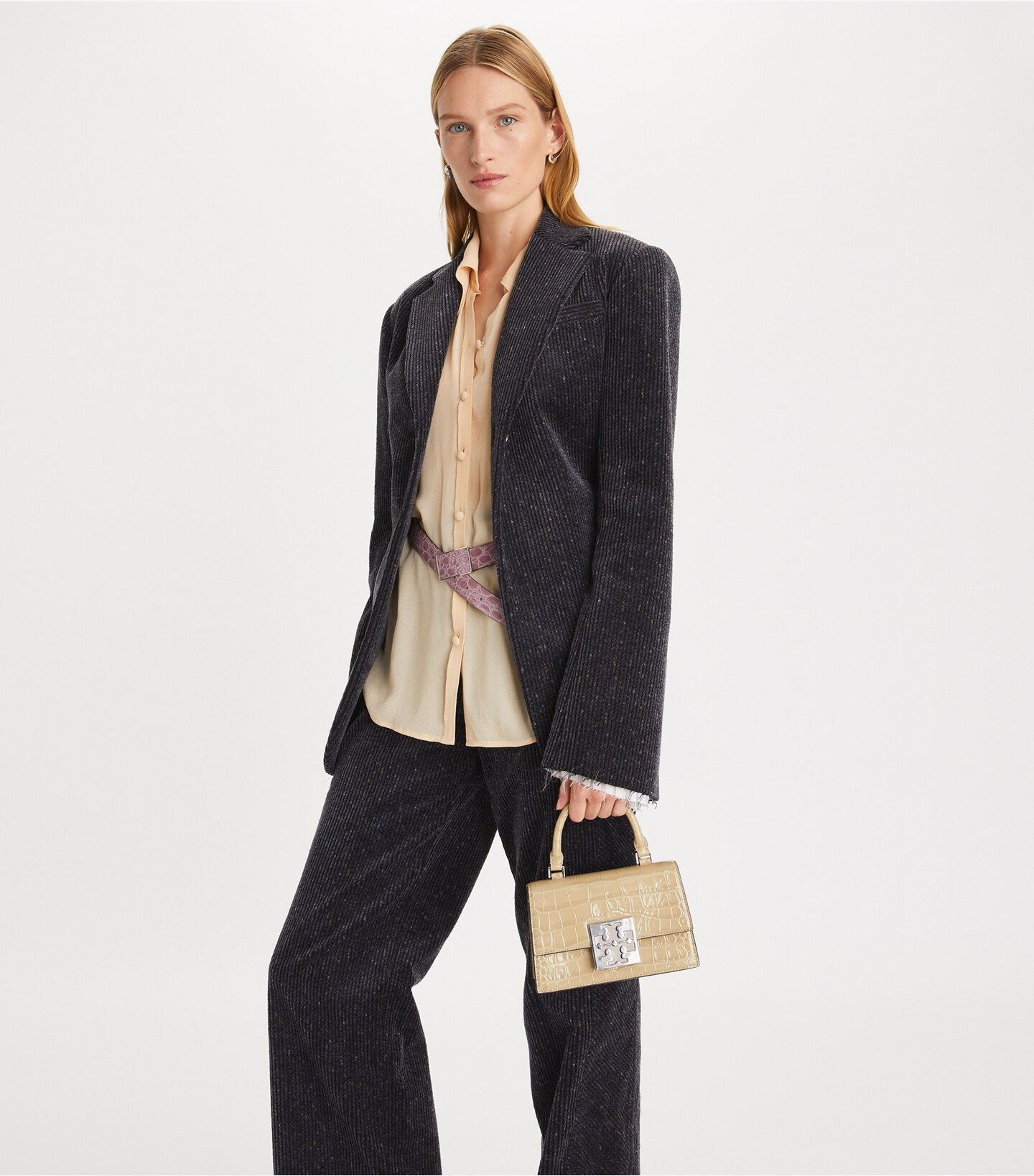 Bon Bon Croc-Embossed Mini Bag