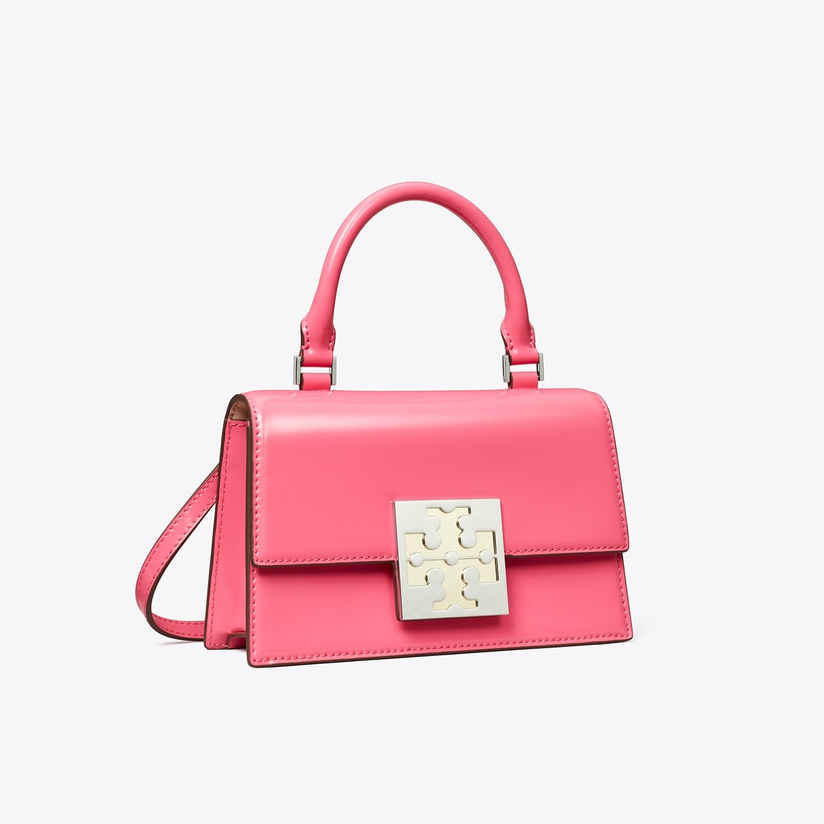 Tory Burch Shoulder Bag In Quilted Leather in Pink