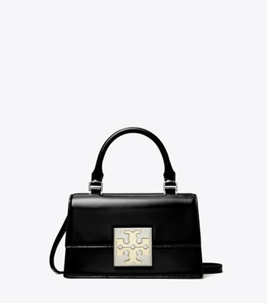 Leather crossbody bag Tory Burch Black in Leather - 19749040