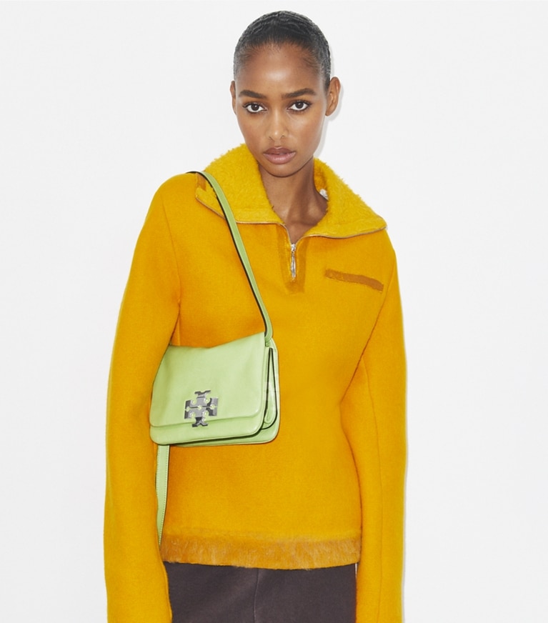 Tory Burch designer borse a tracolla Borsa a tracolla Charlie in Celery Juice angle