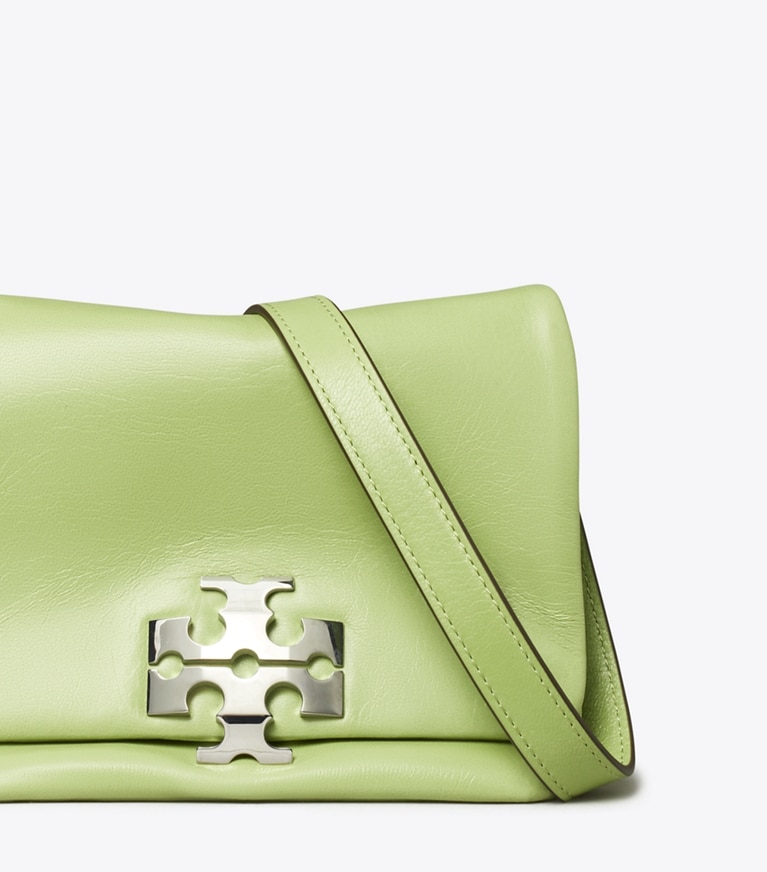 Tory Burch designer borse a tracolla Borsa a tracolla Charlie in Celery Juice angle