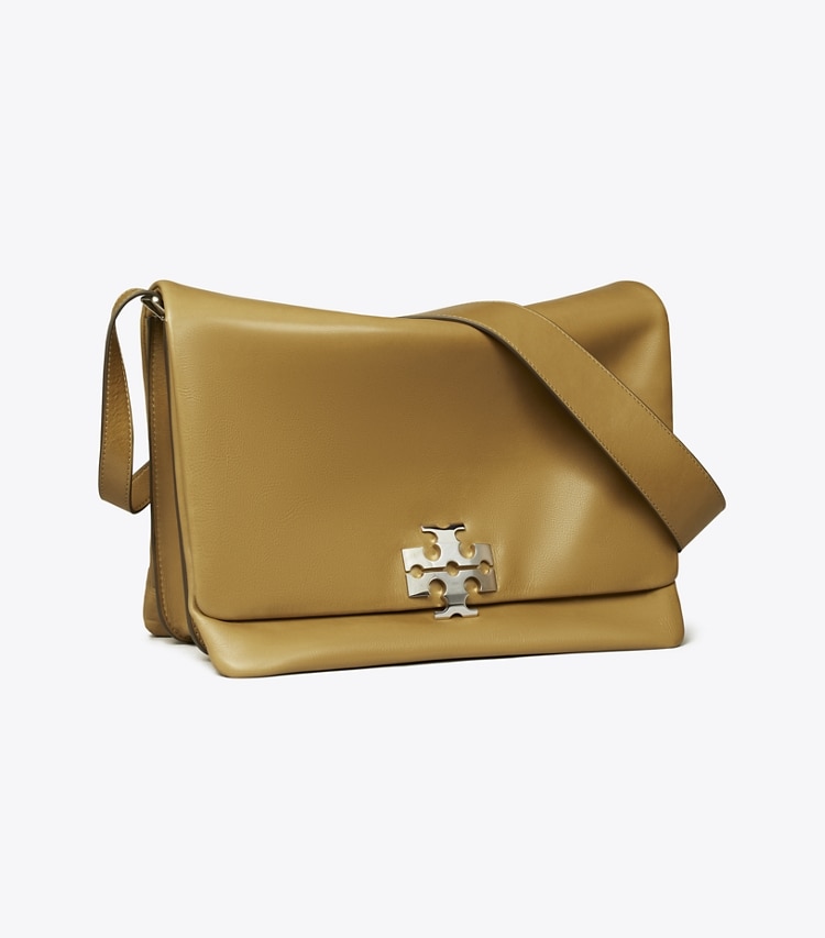 Tory Burch designer borse a tracolla Borsa a tracolla Charlie grande in WREN BROWN angle