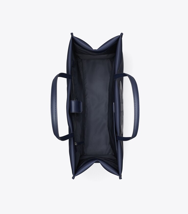 Tory Burch designer borse shopping Borsa Ella in New Navy angle