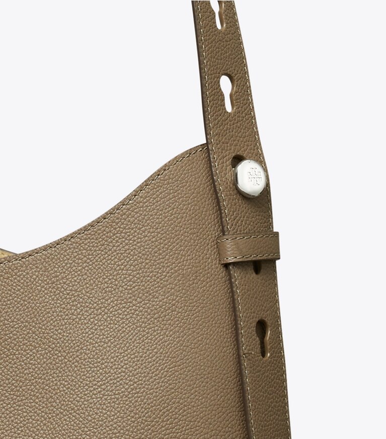 Tory Burch designer borse hobo Borsa hobo Romy in Wild Mushroom angle