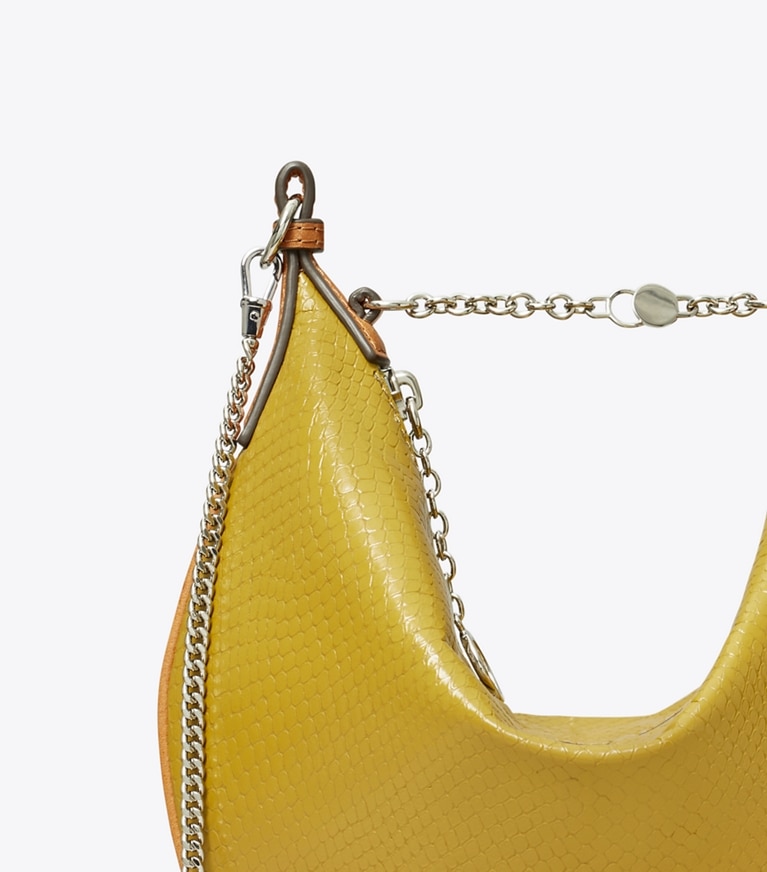 Tory Burch designer borse a tracolla Borsa mini Baloon con tracolla a catena in ISLAND PALM angle