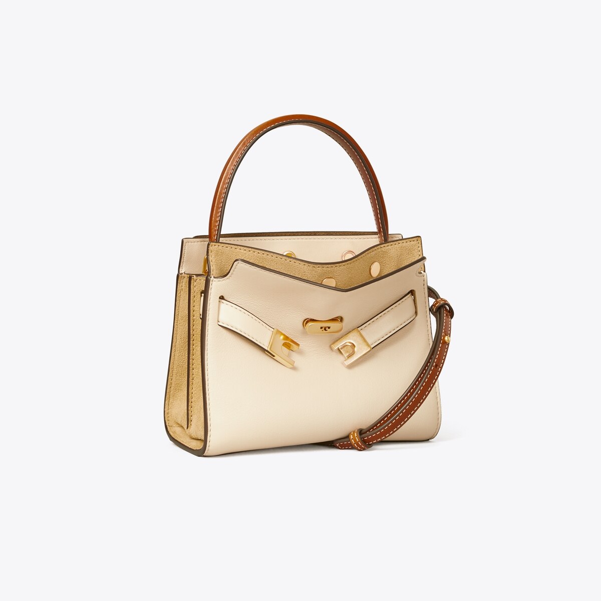 Borsa A Tracolla 'Petite' Con Oval T Floreale Donna, Bianco | Milano - Foto 6