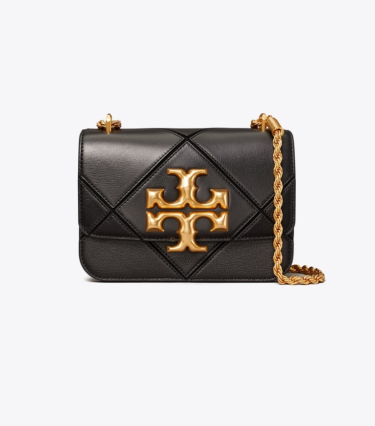 Tory Burch designer borse a tracolla Borsa piccola Eleanor in Black angle